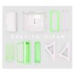 Petscene Cat Litter Box Pet Semi Automatic Cat Toilet Cat Furniture Green