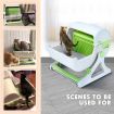 Petscene Cat Litter Box Pet Semi Automatic Cat Toilet Cat Furniture Green