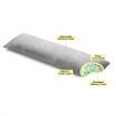 Luxdream Shredded Memory Foam Body Pillow Support Long Pillow with Bamboo Cover