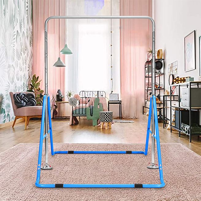 Genki Horizontal Gymnastics Bar for Kids Height Adjustable Training Kip