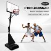 Genki Adjustable 2.3-3.05m Portable Basketball Hoop Stand System Backboard Rim