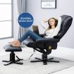 Full Body Massage Recliner Chair 8-Point Heated Office Chair Black