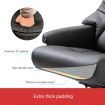 Full Body Massage Recliner Chair 8-Point Heated Office Chair Black