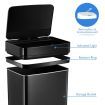 60L Sensor Bin Automatic Trash Can Touch-free Kitchen Garbage Bin