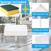 Soap Dispenser for Kitchen + Sponge Holder 2-in-1 - Innovative Design - Premium Quality Dish Soap Dispenser - Counter Top Sink Dispenser BPA free