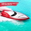 Remote Control Boat, High Speed Rc Boat for Pools and Lakes, 20+ MPH 2.4 GHz Racing Boats for Kids and Adults, LCD Low Battery Alarm, Birthday Gifts for Boys Girls