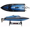RC Boat 2.4Ghz 25KM/H High Speed 4 Channels Remote Control Electric Racing Boat Blue