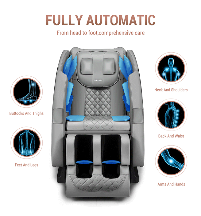 Homasa Zero Gravity Full Body Massage Chair with Heat and Remote