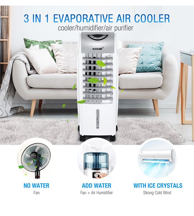 Maxkon Multi-functional 6L Evaporative Air Cooler Remote Cooling Fan Humidifier
