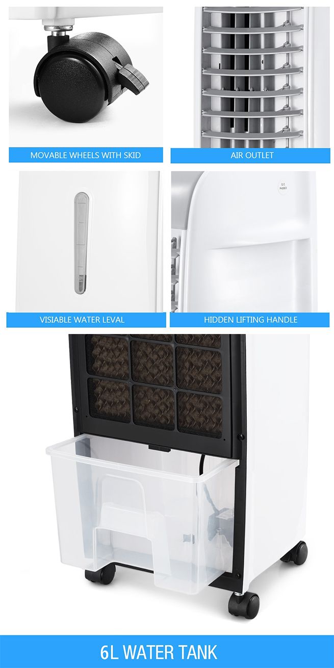 Maxkon Multi-functional 6L Evaporative Air Cooler Remote Cooling Fan Humidifier
