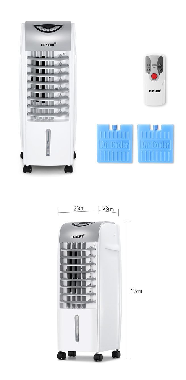 Maxkon Multi-functional 6L Evaporative Air Cooler Remote Cooling Fan Humidifier