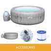 Bestway 4-6 Person Inflatable Hot Tub Pool Outdoor Jacuzzi Bubble Massage Spa