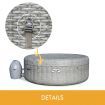 Bestway 4-6 Person Inflatable Hot Tub Pool Outdoor Jacuzzi Bubble Massage Spa