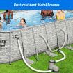 Bestway Steel Frame Above Ground Swimming Pool Filter Pump 5.49 x 2.74 x 1.22M
