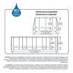 Bestway Steel Frame Above Ground Swimming Pool Filter Pump 5.49 x 2.74 x 1.22M