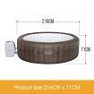 Bestway St.Moritz AirJet Hot Spa Inflatable Pool 5-7 Adults 2.16m x 71cm