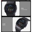 SKMEI 1629 LED Display Men Digital Watches Bluetooth Sport Fitness Tracker Waterproof Male Electronic Wristwatch