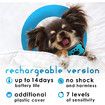 Rechargeable Dog Bark Collar - Humane, No Shock Barking Collar - w/2 Vibration and Beep Modes - Small, Medium, Large Dogs Breeds - No Harm Training - Automatic Action Without Remote - Adjustable(Blue)