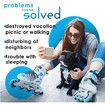 Rechargeable Dog Bark Collar - Humane, No Shock Barking Collar - w/2 Vibration and Beep Modes - Small, Medium, Large Dogs Breeds - No Harm Training - Automatic Action Without Remote - Adjustable(Blue)