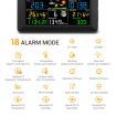 Maxkon WIFI Weather Station Solar Powered for UV Light Temperature Humidity Wind Speed