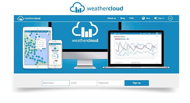 Maxkon WIFI Weather Station Solar Powered for UV Light Temperature Humidity Wind Speed