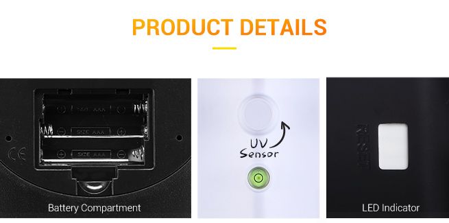 Maxkon WIFI Weather Station Solar Powered for UV Light Temperature Humidity Wind Speed