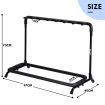 Guitar Stand Melodic 7 Rack Universal Multi Guitar Rack Black