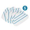 Maxkon 5 Pack Replacement Washable Microfiber Steam Mop Pads for 13-in-1 Steam Mop