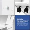 Wheeled Bathroom Cabinet Storage Drawer Organiser Toilet Cabby Tissue Box Holder
