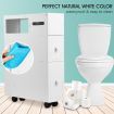 Wheeled Bathroom Cabinet Storage Drawer Organiser Toilet Cabby Tissue Box Holder
