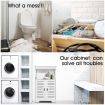 Freestanding Bathroom Cabinet Storage Shelf Organiser Stand Waterproof Cupboard