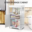 Freestanding Bathroom Cabinet Storage Shelf Organiser Stand Waterproof Cupboard
