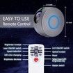 Star Light Projector, Galaxy Projector with LED Nebula Cloud -Silver Gray