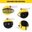 32" 2-in-1 Fire Pit BBQ Grill Outdoor Fireplace Brazier Portable Camping Patio Heater