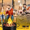 32" 2-in-1 Fire Pit BBQ Grill Outdoor Fireplace Brazier Portable Camping Patio Heater