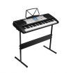 61 Key Electronic Keyboard Piano with 24 Demo Songs LED Screen Music Stand Melodic