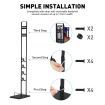 Dyson Vacuum Stand Rack Cleaner Accessories Holder Free Standing V6 V7 V8 V10 V11 V12 V15 Black