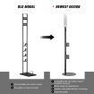 Freestanding Vacuum Stand Rack Cleaner with Wire Organiser Dyson V6 V7 V8 V10 V11 V12 V15