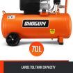Portable 70L 3.5HP Electric Air Compressor Tank Direct Drive Pump Inflator