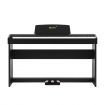 Melodic 88-Key Hammer Action Digital Piano w/ Weighted Keyboard 128 Polyphony 3 Pedals Black