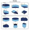 160cm x 30cm Size XL Foldable Pool for Pet bath Tub and Kids Pool 3 sizes available