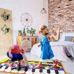 Kids Musical Mats, Music Piano Keyboard Dance Floor Mat Carpet Animal Blanket Touch Playmat Early Education Toys for Baby Girls Boys(43.3x14.2in)