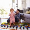 Kids Musical Mats, Music Piano Keyboard Dance Floor Mat Carpet Animal Blanket Touch Playmat Early Education Toys for Baby Girls Boys(43.3x14.2in)