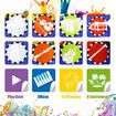 Kids Musical Mats, Music Piano Keyboard Dance Floor Mat Carpet Animal Blanket Touch Playmat Early Education Toys for Baby Girls Boys(43.3x14.2in)