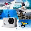 Sport Action Camera Vlog DV, HD 1080P 2.0 inch, 5MP, 120 Degree Wide-Angle, 30m Underwater Waterproof Camcorder(Black)