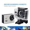 Sport Action Camera Vlog DV, HD 1080P 2.0 inch, 5MP, 120 Degree Wide-Angle, 30m Underwater Waterproof Camcorder(Black)