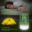 LED Tent Lamp 2-in-1 Bug Zapper Lamp USB Rechargeable Camping Lantern Portable Waterproof Electric Mosquito Killer LED Lantern