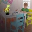 3D Dinosaur Bedside Lamp, T-rex Illusion Laser Night Light 16 Colors Changing Remote Control Novelty Child's Room Decor Xmas Birthday Kids Baby Boy