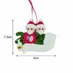 2020 Christmas Tree Hanging Ornament Kit Personalized 2 Family Members Names Decoration