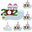2020 Christmas Tree Hanging Ornament Kit Personalized 2 Family Members Names Decoration